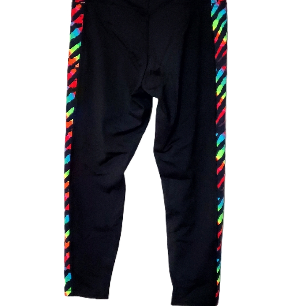 Victoria's Secret PINK Zebra Black Ombre Rainbow Tie Dye Sherpa Set - Picture 15 of 15
